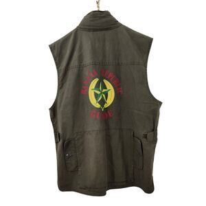 Vintage 80s Banana Republic‎ Safari Vest Medium Cotton Fishing Outdoor Camera